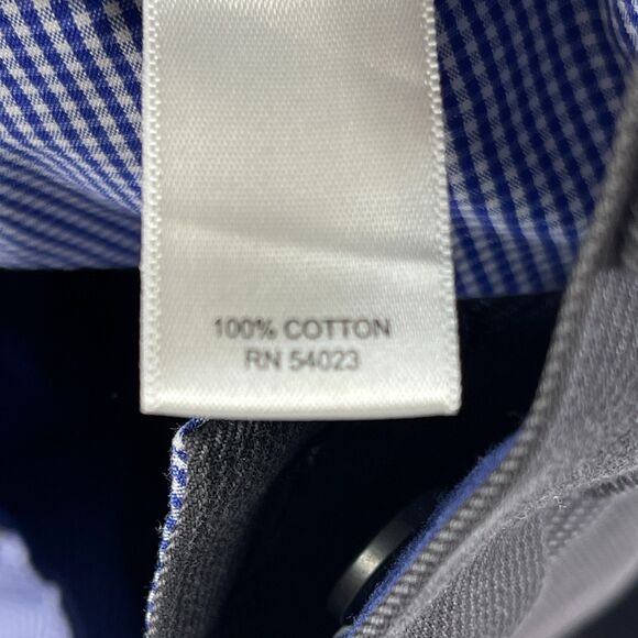 Banana Republic Dress Pants Mens 36x34 Navy Non Iron Tailored Slim Fit - Picture 9 of 15